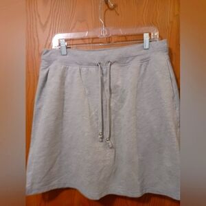 GREEN TEA Drawstring Waist Athletic Skort